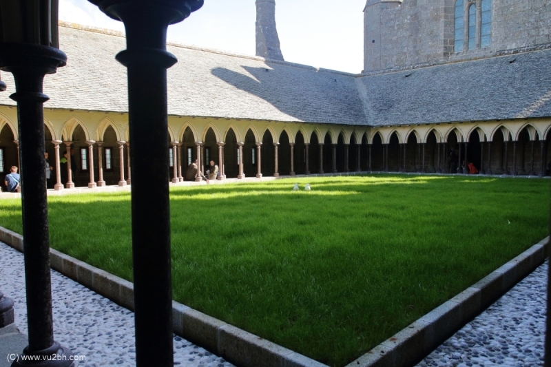 Vue du cloître en 2018