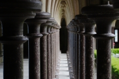 Jeux de perspectives sur les colonnades du cloître - 2