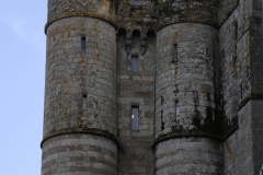 Les tours de garde de l'entrée principale